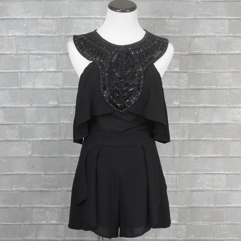 NBD Only Girl in the Room Beaded Romper - Picture 2 of 16
